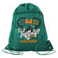 Not So Scary Disney Halloween Drawstring Bag – Mickey & Minnie Trick or Treat Cinch Backpack