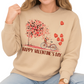 Happy Valentine’s Day Bicycle Heart Balloon Sweatshirt Gift