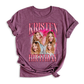 Custom Birthday Bootleg Graphic T-Shirt for Men Women