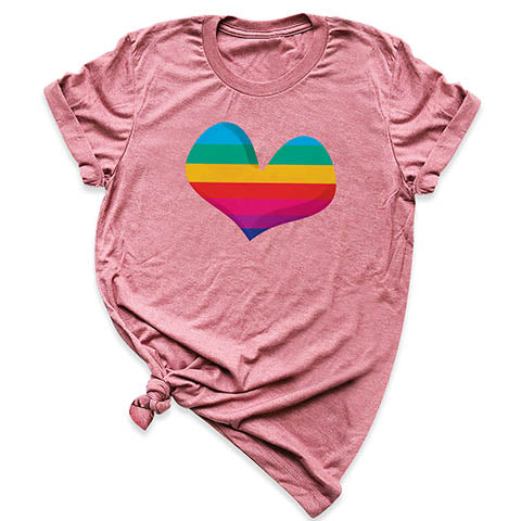 Rainbow Heart T-Shirt