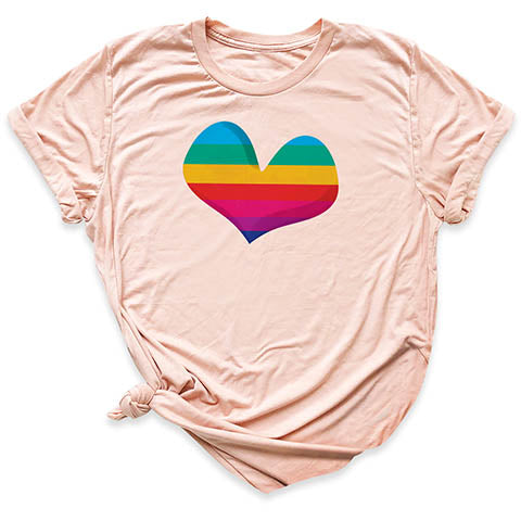 Rainbow Heart T-Shirt