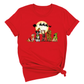 Christmas Dog Shirt – Santa Reindeer Dog Lover Holiday Tee