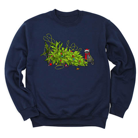 dark blue funny new year tees