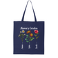 Personalized Mama & Grandma Tote Bag with Kids Names – Birth Month Flower Mother’s Day Canvas Bag, Nana’s Garden Tote