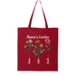 Personalized Mama & Grandma Tote Bag with Kids Names – Birth Month Flower Mother’s Day Canvas Bag, Nana’s Garden Tote