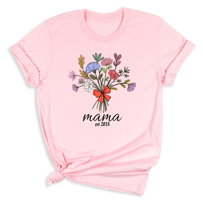 Wildflower Mama Est Shirt