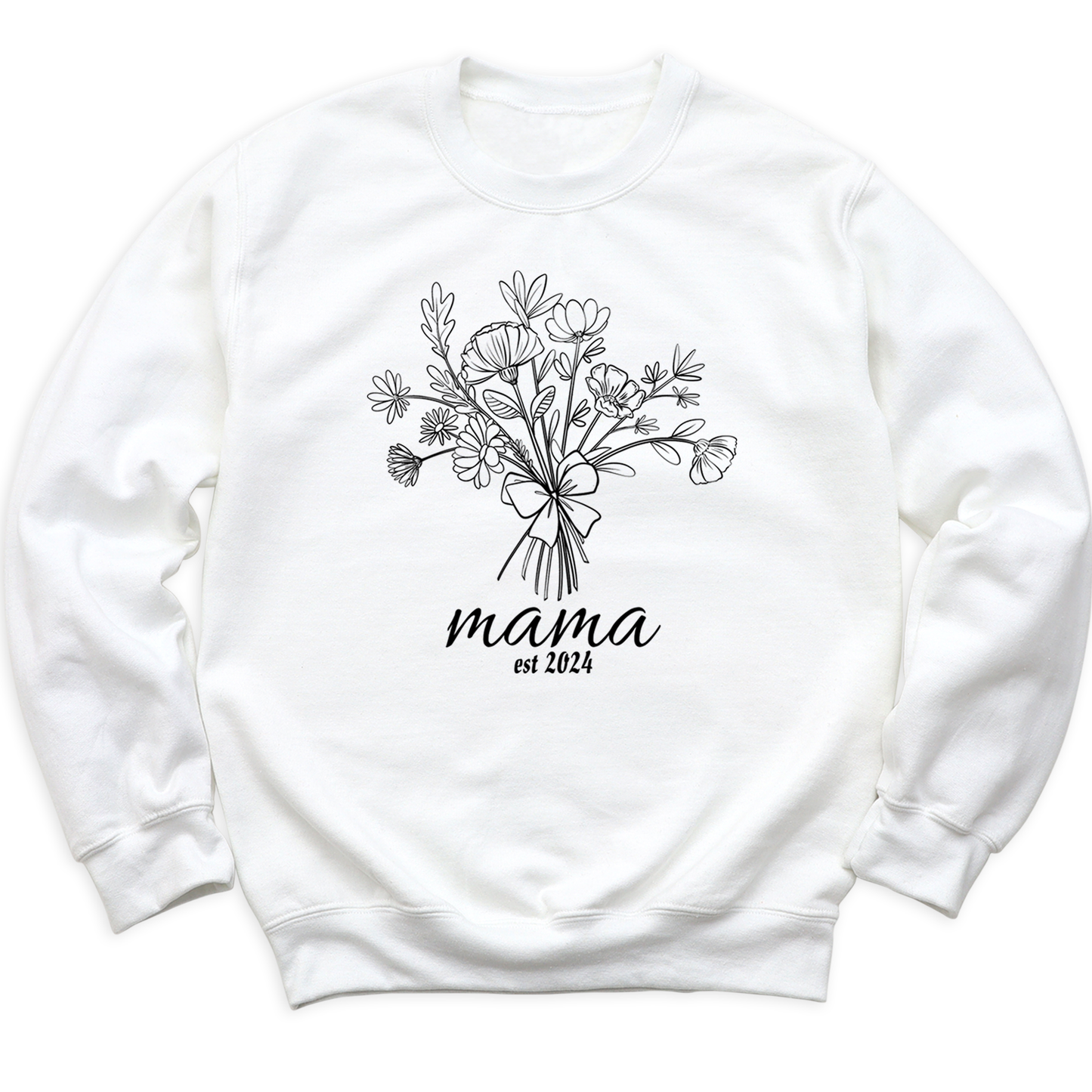 Personalize Floral Mama Shirt