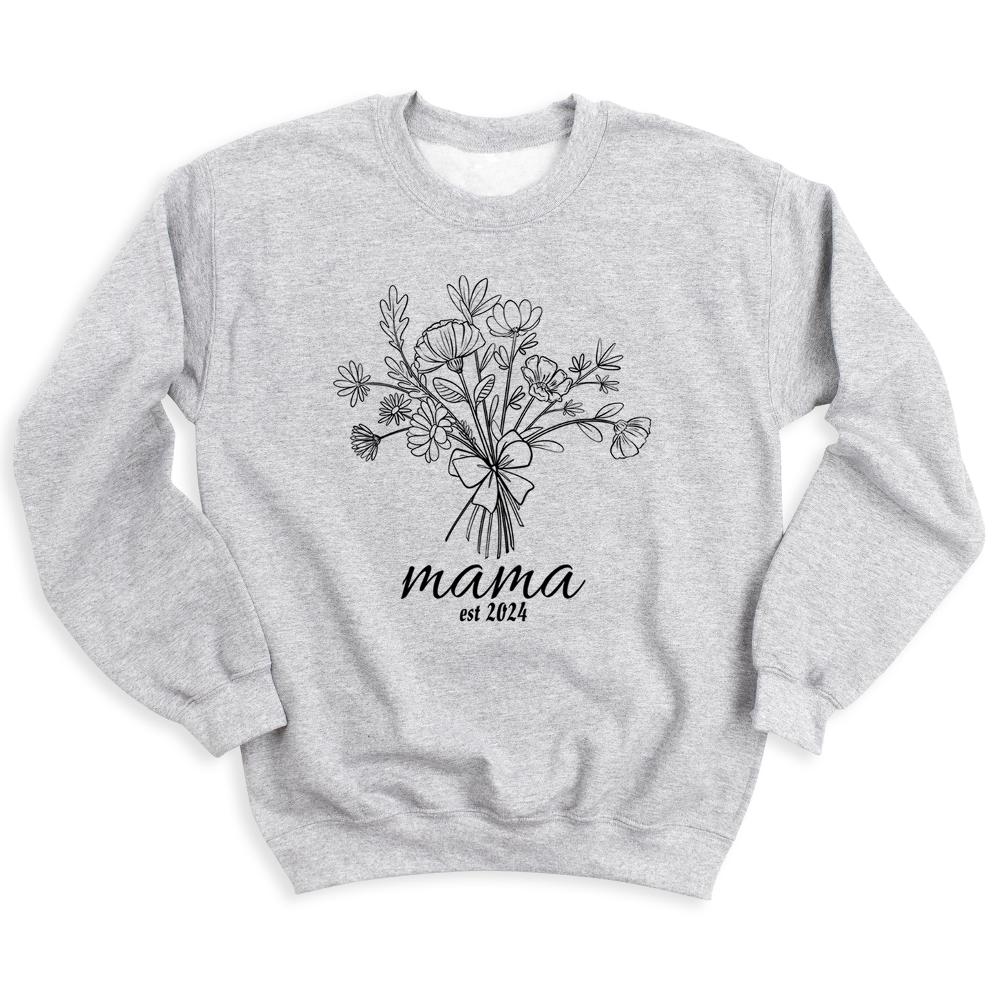 Personalize Floral Mama Shirt