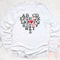 Alphabet I Love You Tee
