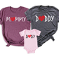Family Matching Outfits Mommy Daddy Baby T-Shirt Set