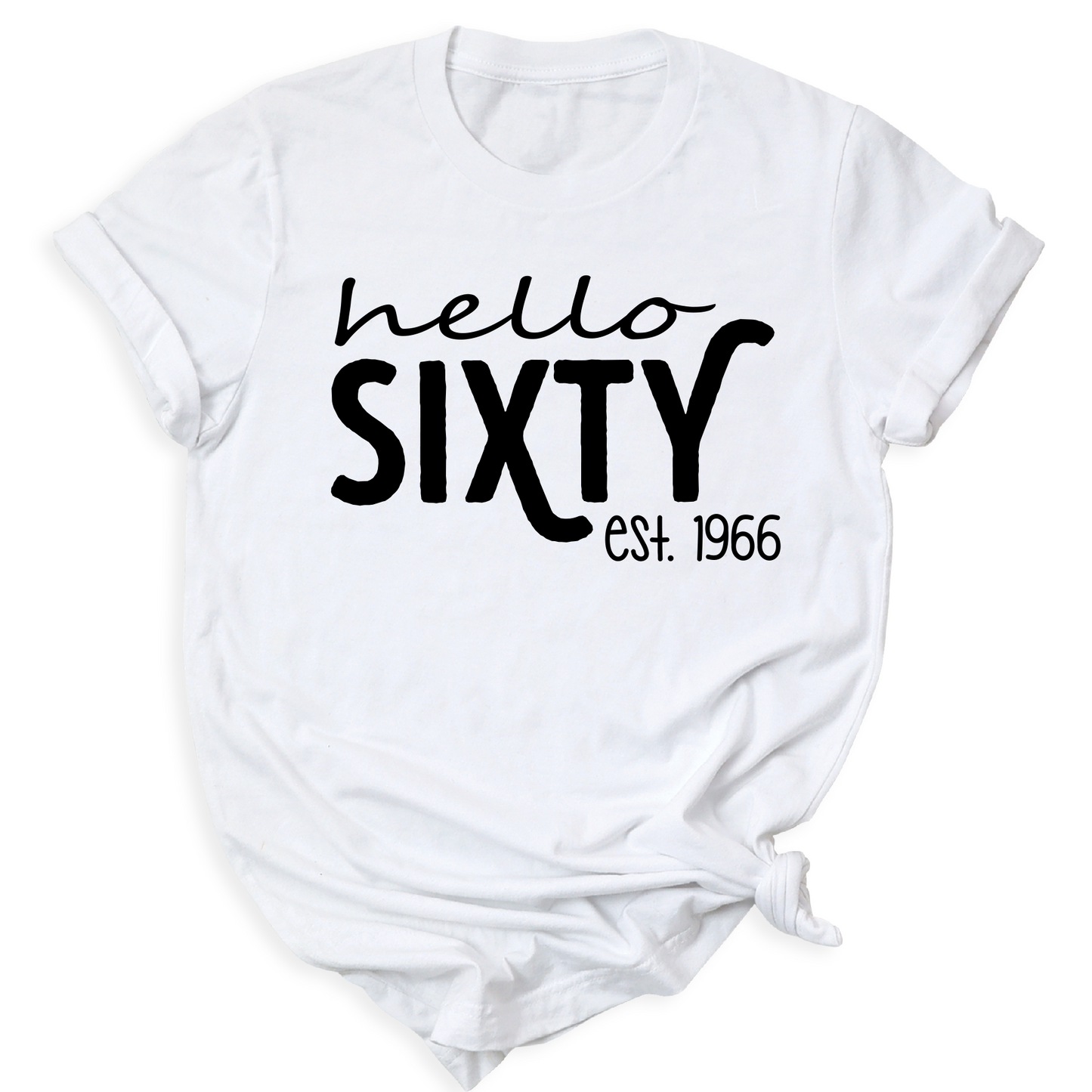 Hello Sixty Vintage 1966 Shirt – 60th Birthday Gift Tee