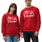 Mr & Mrs Valentine Matching Sweatshirts – Couples Valentine Gift