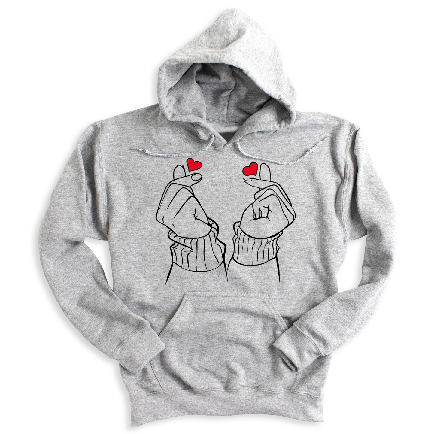 Korean Couple Heart Love Shirt