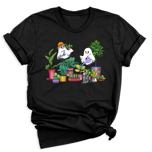 Halloween Ghost Plant Shirt – Garden Lover Tee | Cactus & Succulent Botanical Shirt