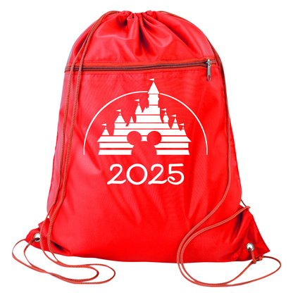 2025 Disney Trip Drawstring Bag – Disneyland & Disney World Backpack