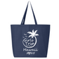 Custom Girls Trip 2025 Zippered Tote Bag – Hawaii Vacation Bag, Beach Party Bag, Girls Weekend Travel Tote
