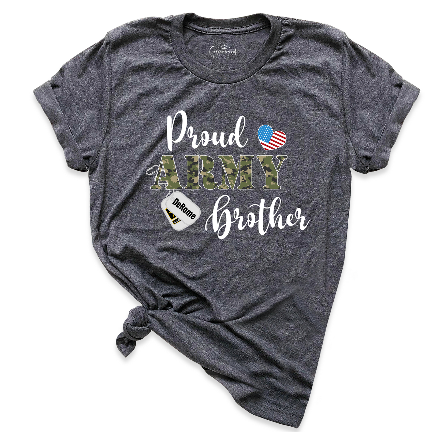 Proud Army Shirt|Please Write Soldier Name and Member Family Names!