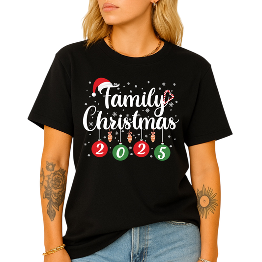 Christmas Family 2025 Crew Shirt – Matching Holiday Group Tee