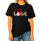 Love Buffalo Plaid Gnome Valentine Shirt Cute Red Heart Tee