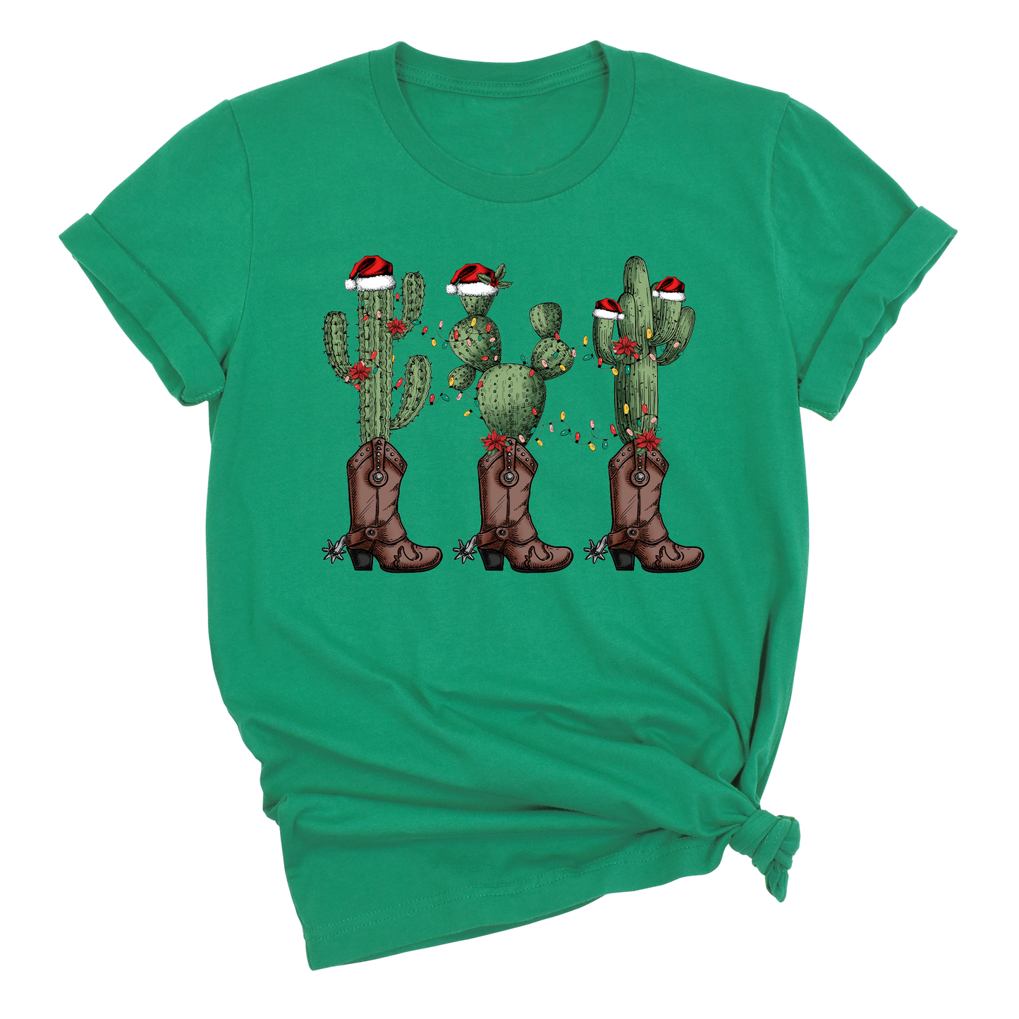 Christmas Cacti Shirt – Cowboy & Cowgirl Western Holiday Tee