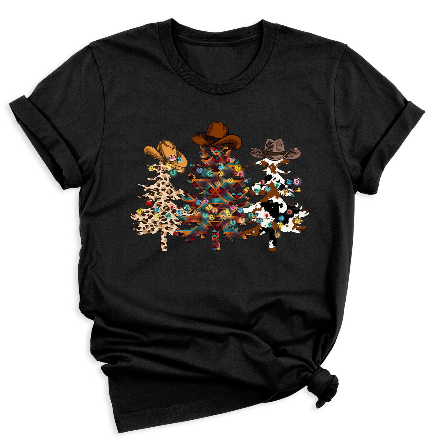 Christmas Cowboy Shirt – Western Santa Holiday Party Tee