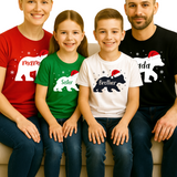 Matching Family Bear Christmas Shirts – Custom Holiday Bear Tees for Mom, Dad & Kids | Personalized Xmas Family Outfits