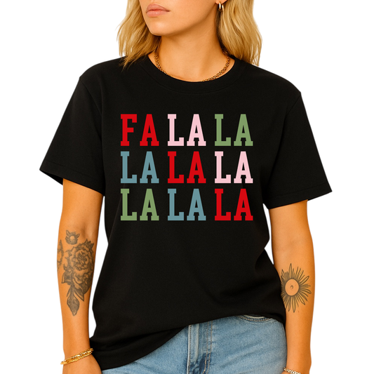 Christmas Fa La La Shirt – Music Lover Holiday Party Tee