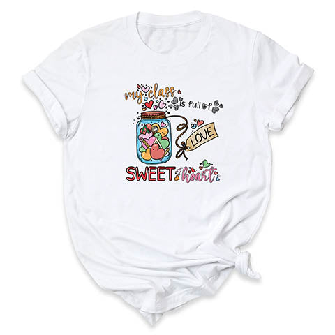 Sweat Heart Teacher Shirt