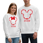 Custom Disney Couple Sweatshirt – Mickey Minnie Valentine