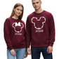 Custom Disney Couple Sweatshirt – Mickey Minnie Valentine