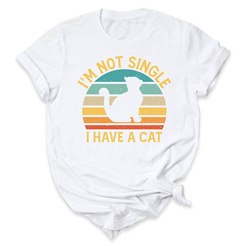 I Am Not Single Cat T-Shirt