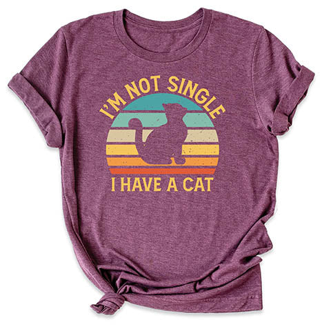 I Am Not Single Cat T-Shirt