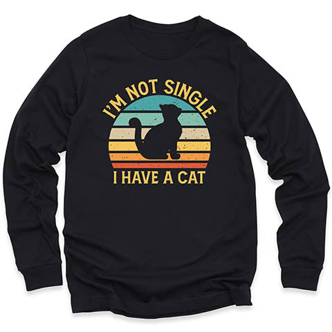 I Am Not Single Cat T-Shirt