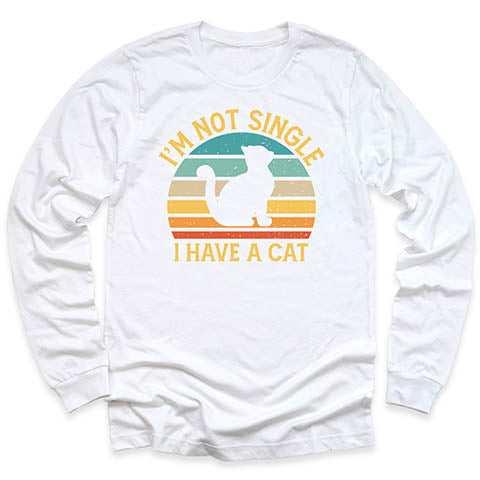 I Am Not Single Cat T-Shirt