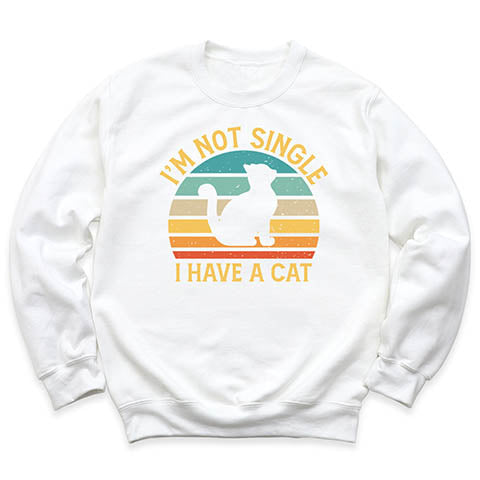 I Am Not Single Cat T-Shirt