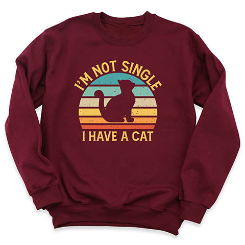 I Am Not Single Cat T-Shirt