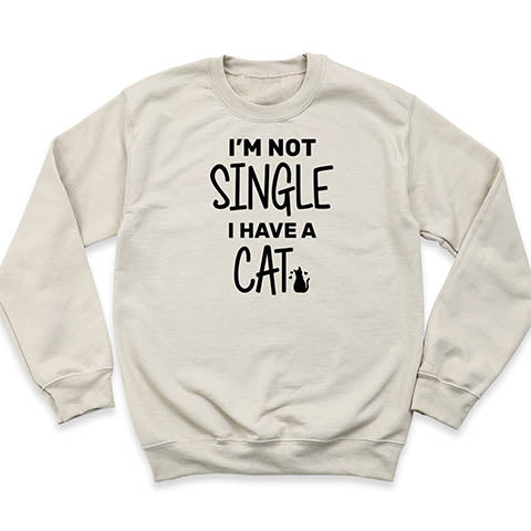 Funny Single Cat T-Shirt