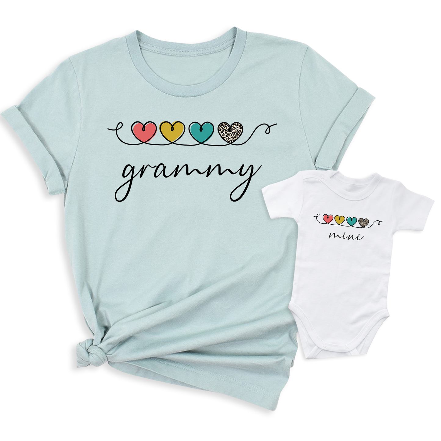 Custom Grandma -Mama-Mini T-Shirts