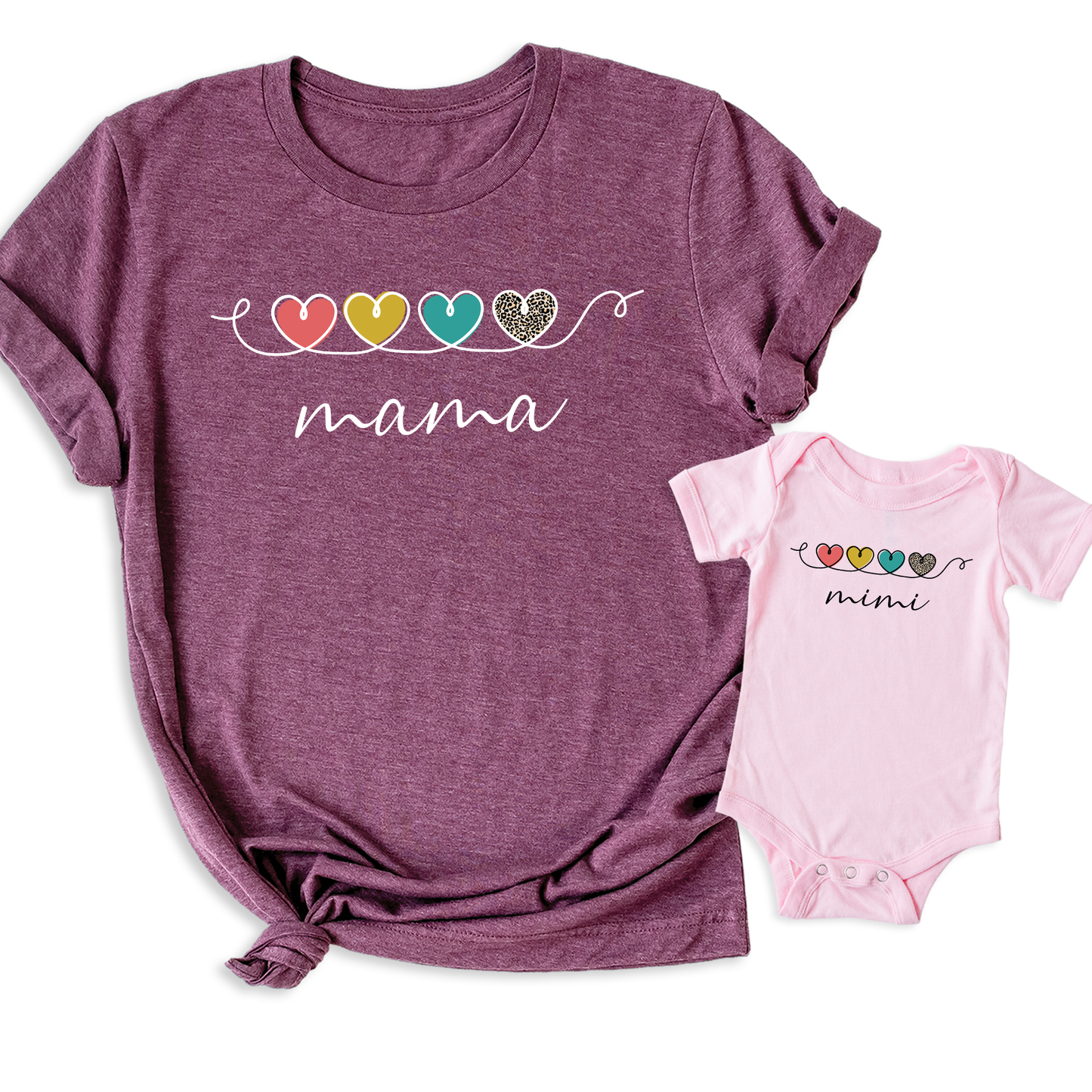 Custom Grandma -Mama-Mini T-Shirts