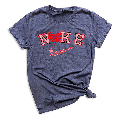 Nike-themed Valentine Shirt