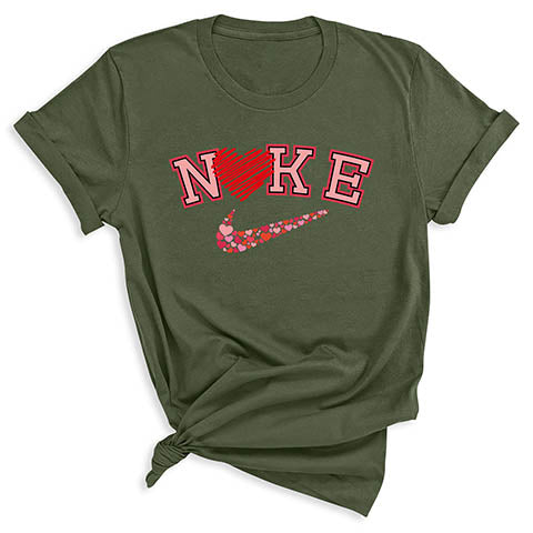 Nike-themed Valentine Shirt