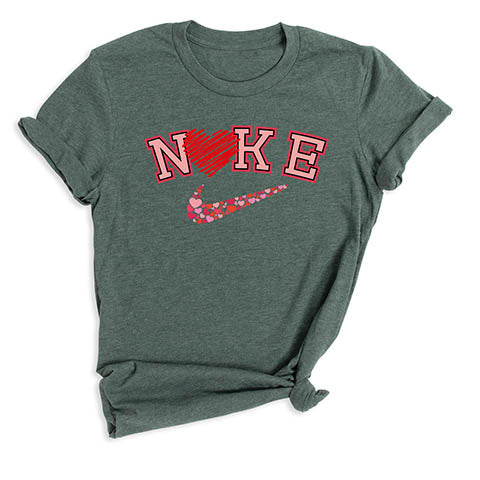 Nike-themed Valentine Shirt