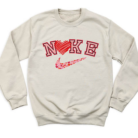 Nike-themed Valentine Shirt