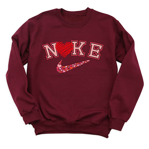Nike-themed Valentine Shirt