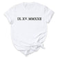 Roman Numeral T-Shirt