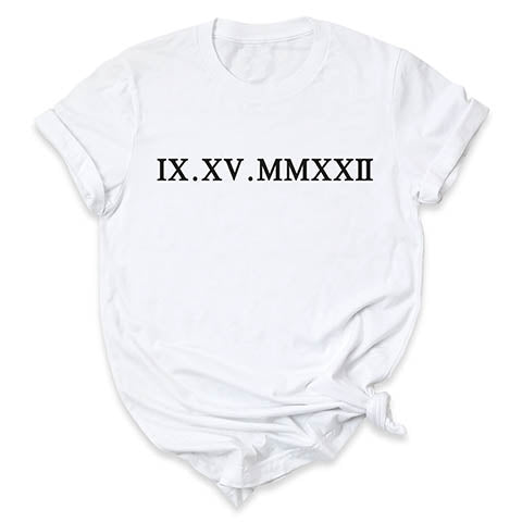 Roman Numeral T-Shirt