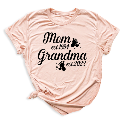 Mom Grandma Personalize T-Shirt