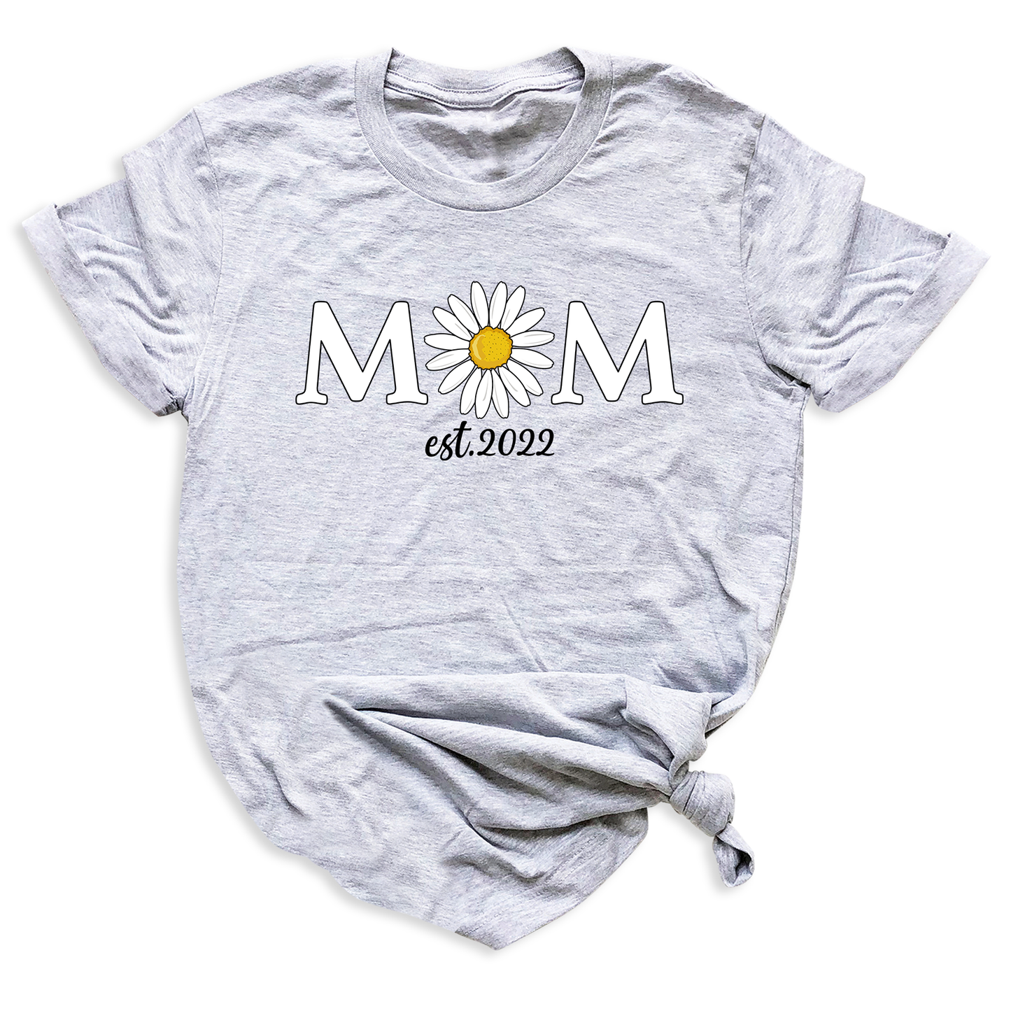 Mom Daisy Est Since T-Shirt