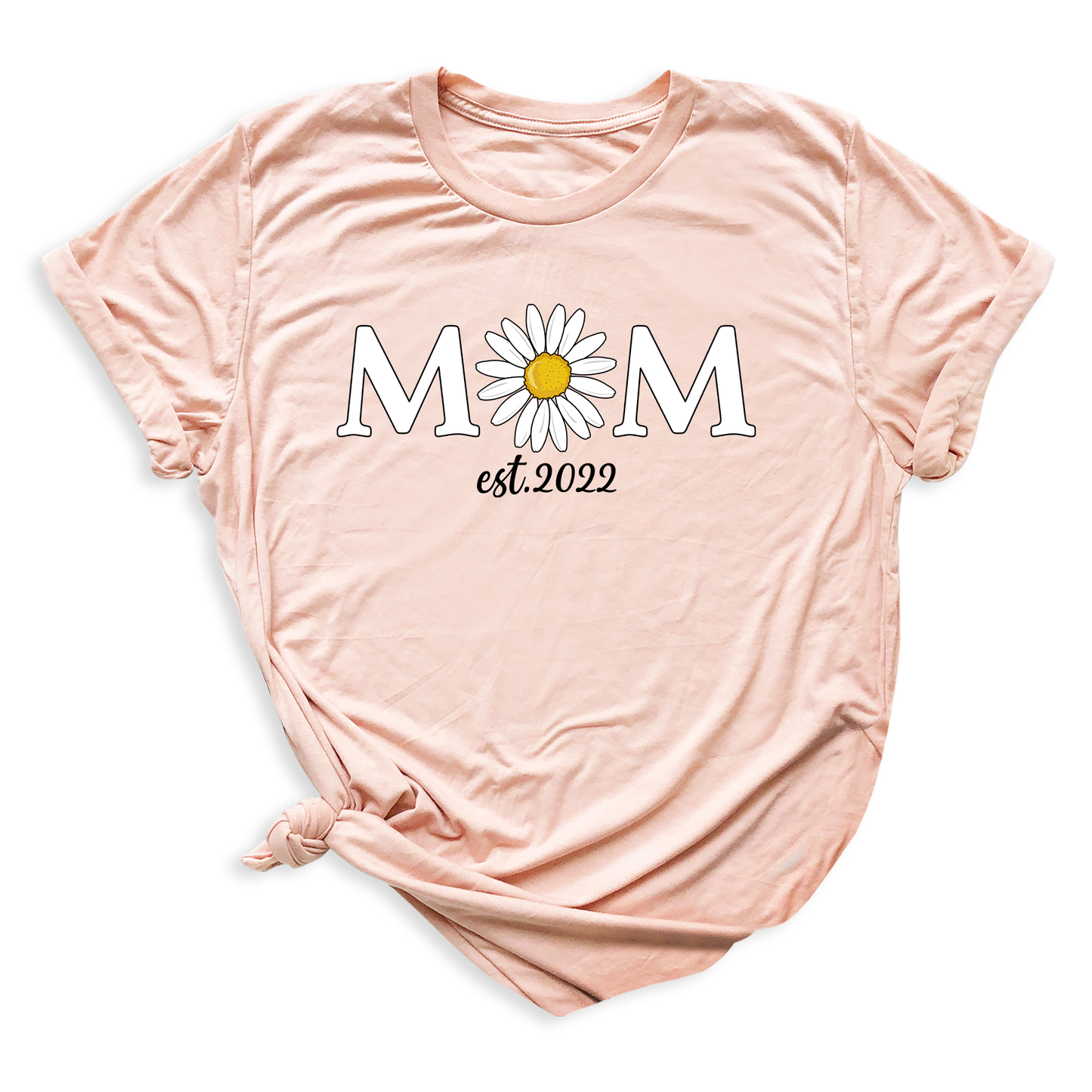 Mom Daisy Est Since T-Shirt