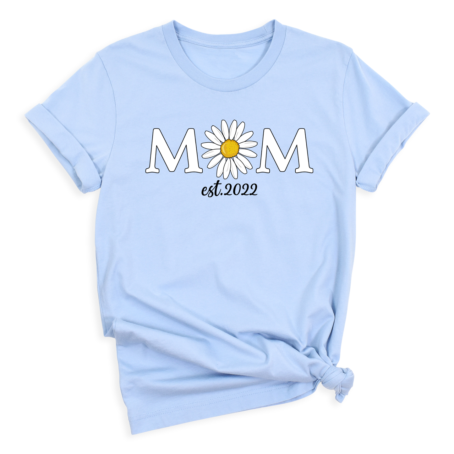 Mom Daisy Est Since T-Shirt